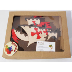 Bateau en bois - Santa Maria