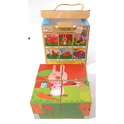 Cubes - Mes petits amis de la maison - Sassi Junior