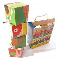 Cubes - Mes petits amis de la maison - Sassi Junior