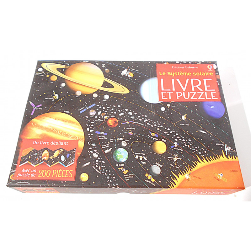 Le système solaire livre et puzzle - Editions Usborne