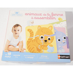 Puzzles animaux de la ferme...