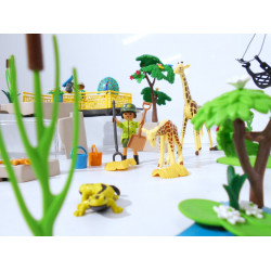 Parc animalier / zoo - Playmobil - Création La remise enjouée