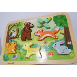 Puzzle en bois foret - Janod