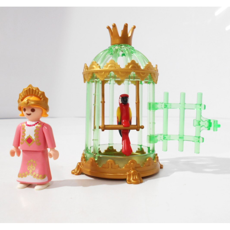 Princesse avec Cage Et Perroquet - Playmobil