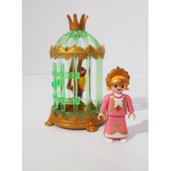 Princesse avec Cage Et Perroquet - Playmobil