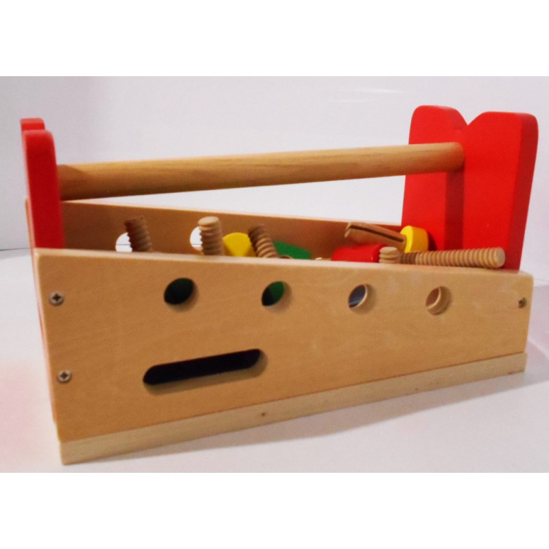 Petit établi - caisse à outils en bois - Oxybul