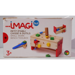 Petit établi - caisse à outils en bois - Oxybul