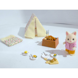Sylvanian Family Set camping de bord de mer