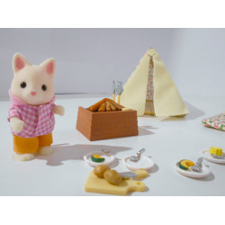 Sylvanian Family Set camping de bord de mer