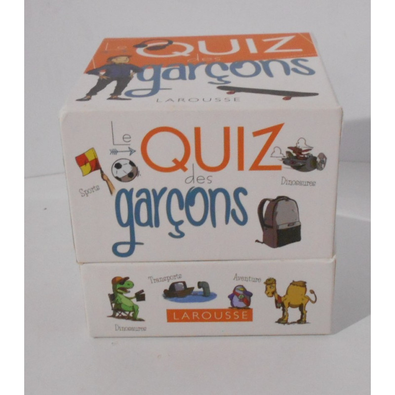 LE QUIZ DES GARCONS - Larousse