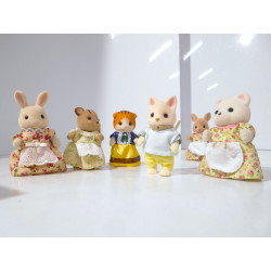 Lot de 6 figurines Sylvanian Families - Création La remise enjouée