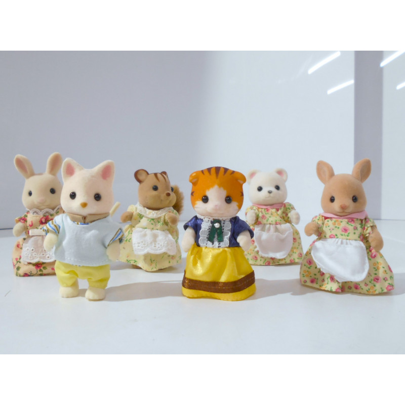 Lot de 6 figurines Sylvanian Families - Création La remise enjouée