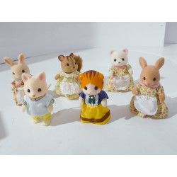 Lot de 6 figurines Sylvanian Families - Création La remise enjouée