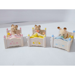 Lot de 3 petits lits à superposer - 3 couchettes - Sylvanian Families