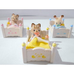Lot de 3 petits lits à superposer - 3 couchettes - Sylvanian Families