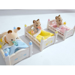 Lot de 3 petits lits à superposer - 3 couchettes - Sylvanian Families
