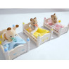 Lot de 3 petits lits à superposer - 3 couchettes - Sylvanian Families