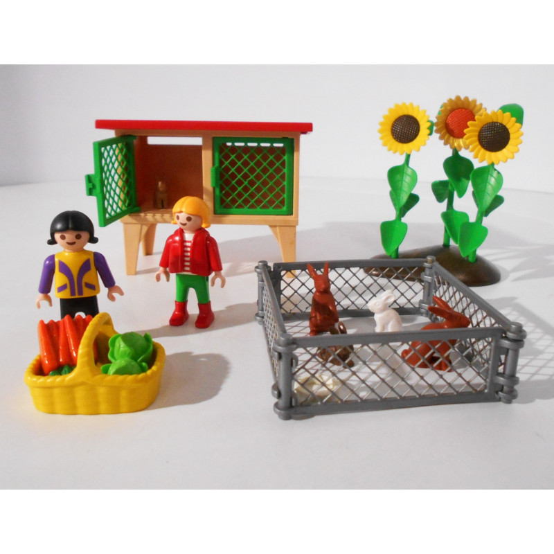 Playmobil Enfant Clapier basse-cour