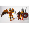 Playmobil - Dragon De Pierre avec Guerrier