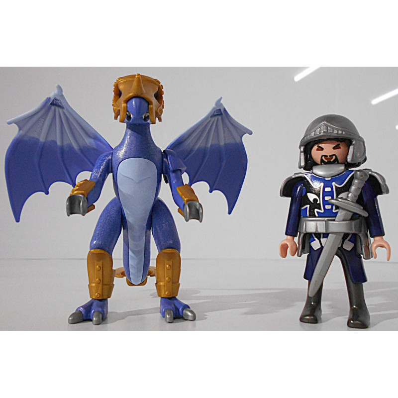 Playmobil dragon avec personnage
