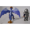 Playmobil dragon avec personnage