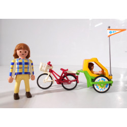 Playmobil - Vélo Et Remorque