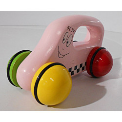 Voiture Barbapapa en bois -...