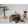 Playmobil - Pirate et son rocher