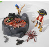 Playmobil - Pirate et son rocher