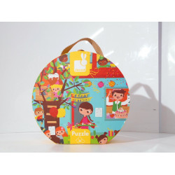Puzzle 36 pièces - Goûter d'anniversaire - Janod