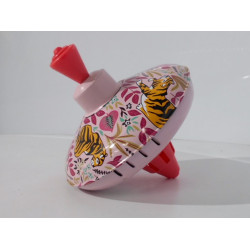 toupie tigre rose - kiss kiss from...