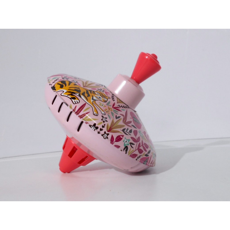 toupie tigre rose - kiss kiss from...