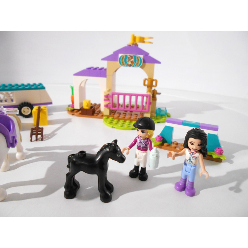 LEGO Friends - le dressage de chevaux et la remorque  - Ref 41441