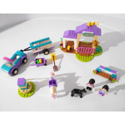LEGO Friends - le dressage de chevaux et la remorque  - Ref 41441