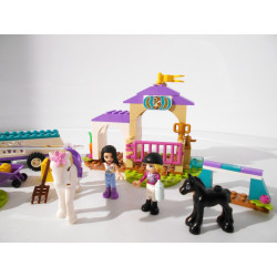 LEGO Friends - le dressage de chevaux et la remorque  - Ref 41441