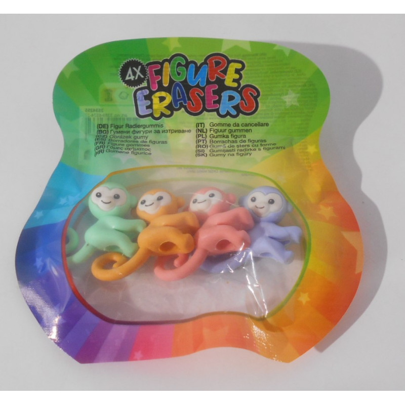 Gommes figurines