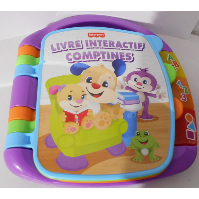 Livre interactif comptines - Fisher Price