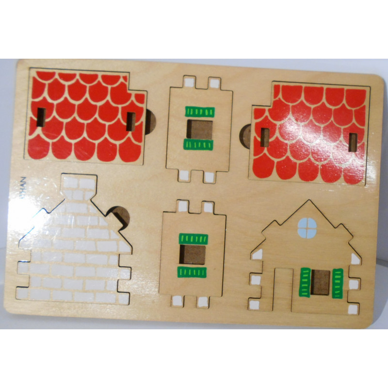 Maison à assembler en bois