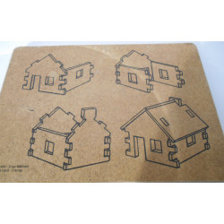 Maison à assembler en bois