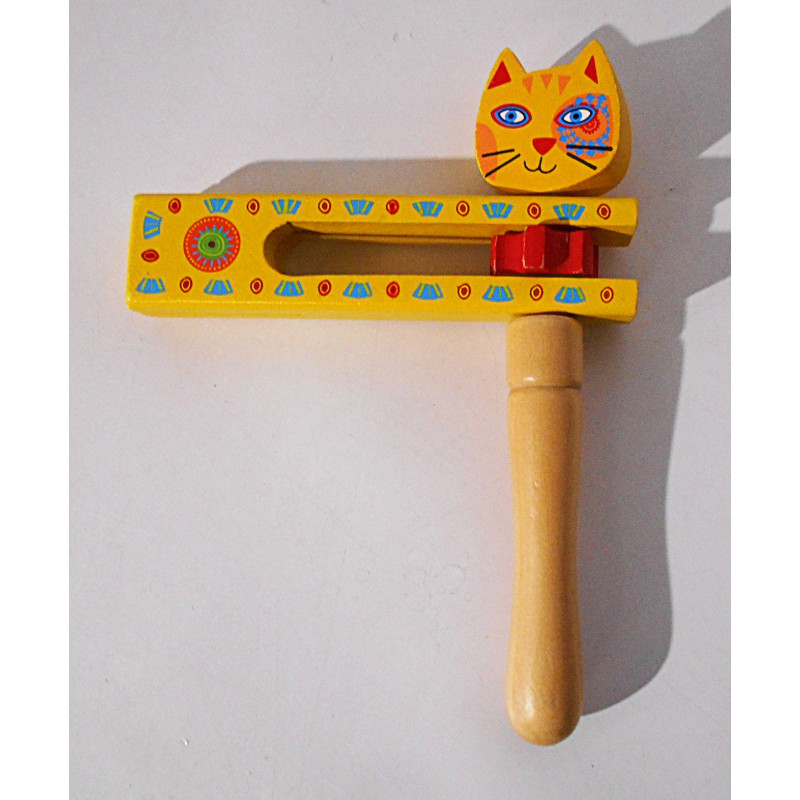 Crécelle en bois - Wooden gregor