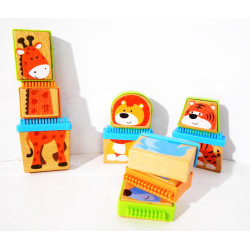 Puzzle clippo en bois -...