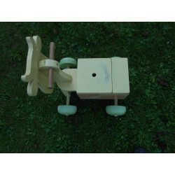 Porteur vache en bois