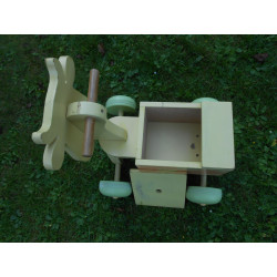 Porteur vache en bois