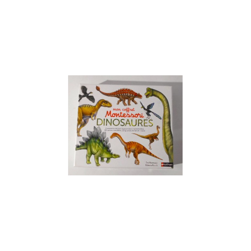 Mon coffret Montessori dinosaures - Nathan
