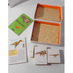 Mon coffret Montessori dinosaures - Nathan