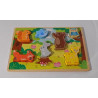 Puzzle en bois animaux de la foret