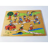 Puzzle bois  Walt DISNEY  " la bande à Picsou" - simplex toys