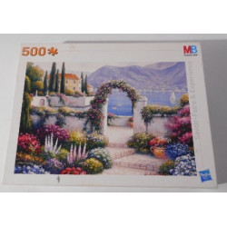 Puzzle aquarelle fleurie de...