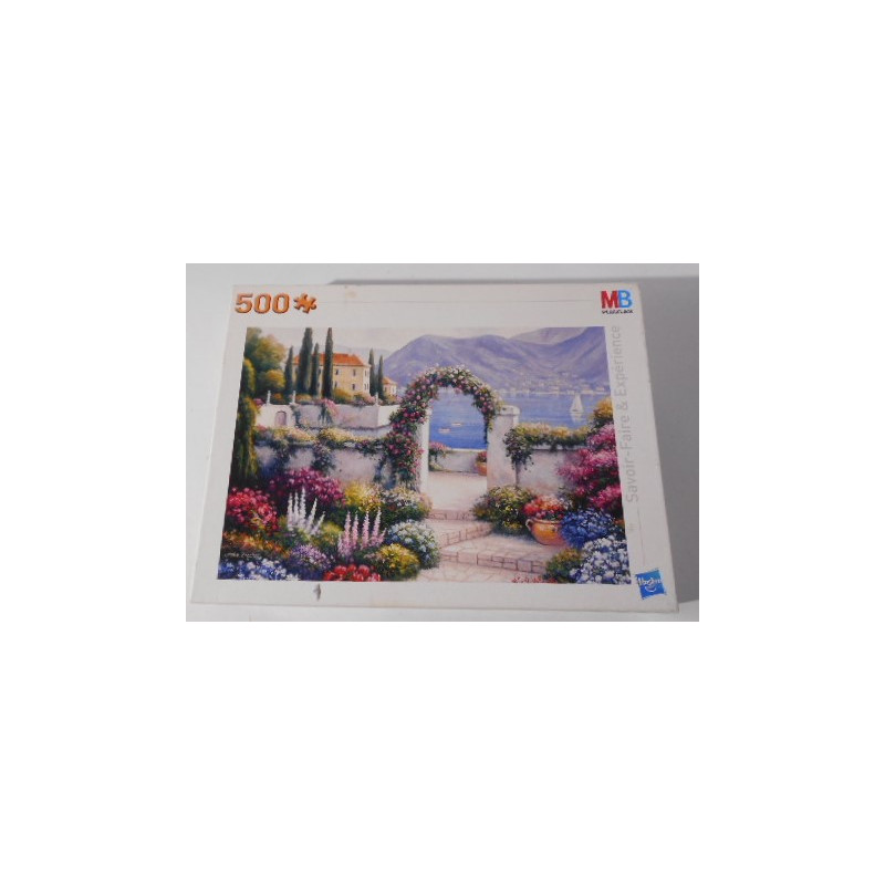 Puzzle aquarelle fleurie de bord de mer - Hasbro