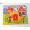 Puzzle en Bois château